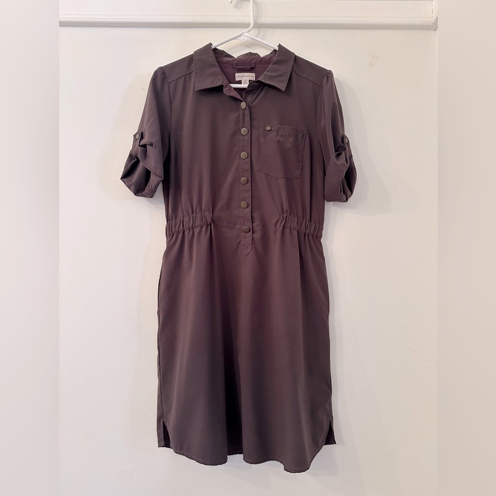 Brooklyn Industries Plum colored shirt dress